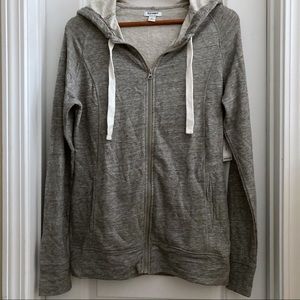 SALE Gray Zip Up Hoodie